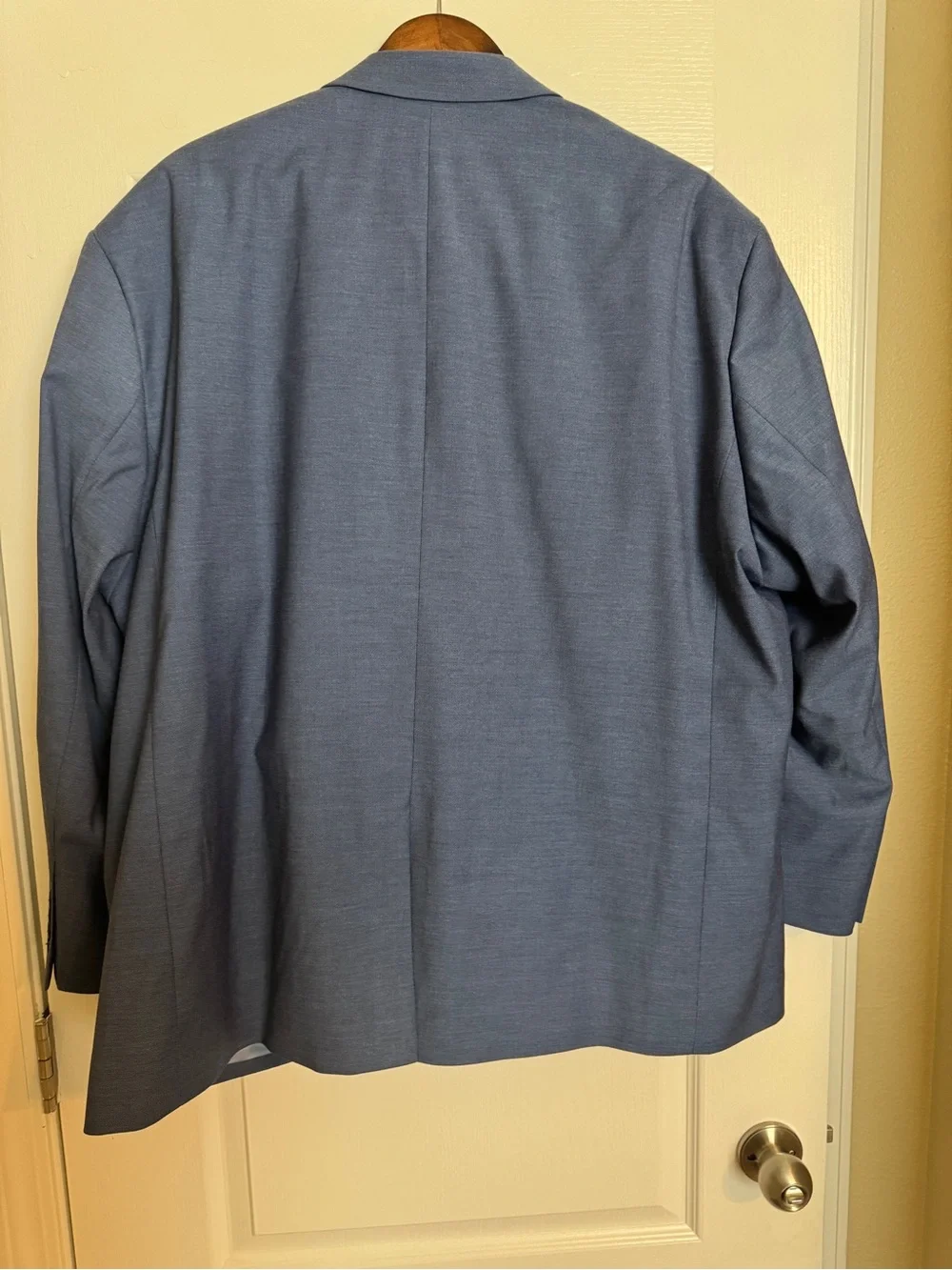 Men's Blue Two-Button Suit 50R With Slacks 44x30